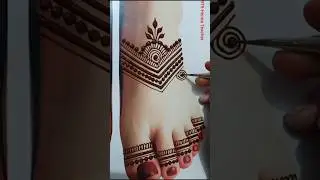 New Feet Mehndi Design | Pairon Ki Mehandi #shorts  #ytshorts  #trending