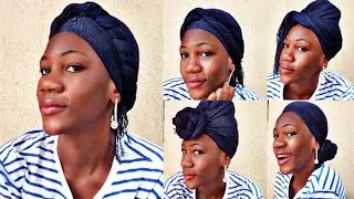 1 SCARF 7 STYLES: How To Tie A Head Wrap With Short Natural Hair (Simple Head Wrap Tutorial)