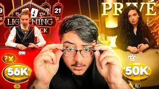 QUASE PERDI R$56.000 NO LIGHTNING BLACKJACK E FECHEI A MESA PRIV&Eacute;!