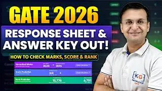 🚨 GATE 2026 Response Sheet is LIVE! | Check Your Score via Knowledge Gate Rank Predictor 📊🎓