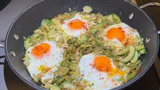 How To Make The Eggs with Avocado for Breakfast Recipe | MK Food Secret