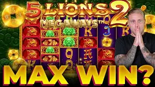 INSANE MEGAWAYS SESSION! 🔥 5 LIONS MEGAWAYS 2 PAID WAY MORE THAN EXPECTED!!