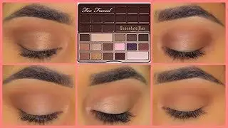 5 LOOKS FOR THE OFFICE USING 1 PALETTE | TOO FACED CHOCOLATE BAR PALETTE
