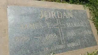 Actors Radio Personalities Jim Jordan Marian Jordan Graves Holy Cross Culver City CA April 7, 2025