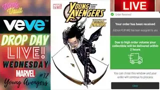 VeVe Drop Day LIVE - Young Avengers #12 Marvel Digital Comics NFT Drop! Hawkeye First Appearance