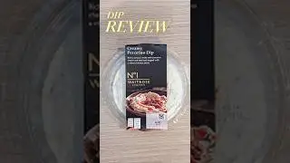 Dip Review 🥔 Waitrose No. 1 Creamy Pecorino Dip #foodreview #snackreview #crispreview #dipreview