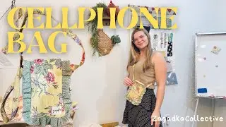 How to Sew a Cellphone Bag 📱- DIY Cellphone Pouch with Removable Strap