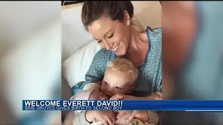 Brie Groves welcomes new baby boy