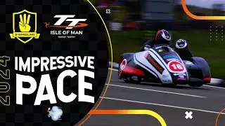 IMPRESSIVE PACE 💨 Ramped up with Wayne Lockey & Matthew Rostron at the 2024 TT 🇮🇲
