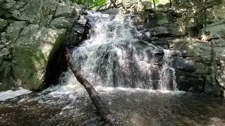 ⁴ᴷ⁶⁰ Hiking to Electric Brook Falls at Schooley's Mountain County Park in Long Valley, New Jersey
