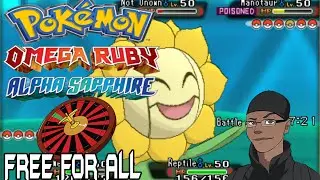 Pokemon ORAS Character Roulette Free For All Kaioken vs Cloud vs Kynim vs Kyle