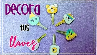 DECORA TUS LLAVES con silicon