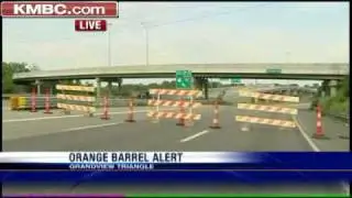 Sinking Road Closes Part Of Triangle