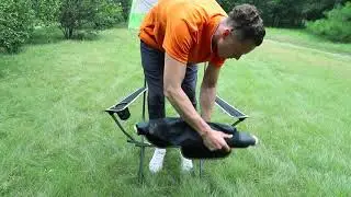 KingCamp Ultralight Compact Strong High Back Folding Chair with Armrest Cup Holder Only 1.7 KG
