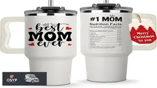 Christmas Gifts For Mom Best Mom Ever Tumbler With Handle 40oz