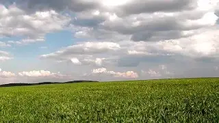 Convection wall cloud timelapse|Весенняя гроза