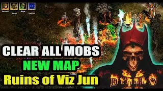 Project Diablo 2 Clear All Mobs Lv 88 in New Map - Ruins of Viz Jun