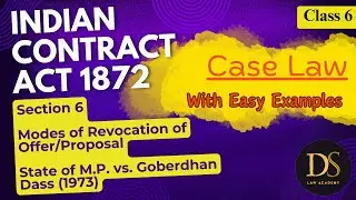 Modes of Revocation of Offer | Revocation of Offer | Section 6 of the Indian Contract Act 1872