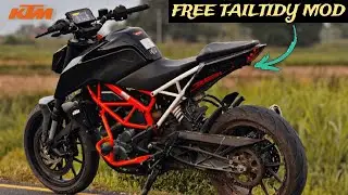 HOW TO REMOVE TAILTIDY FROM KTM DUKE/RC-125/200/250/390|D.I.Y EASY MOD🛠 TO ENHANCE YOUR BIKE LOOKS!🔥