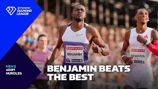 Rai Benjamin BEATS Warholm and Dos Santos in Stockholm 400m hurdles - Wanda Diamond League 2025