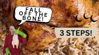 Arabic Stuffed Chicken with Rice Recipe | Delicious Arabic Spiced Chicken | Whole Chicken Roast