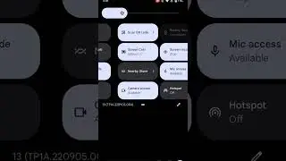 How to enable/disable Camera or mic acess on Google Pixel's |  Android 13 #shorts #trending #ui