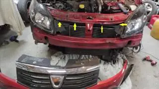 Comment changer le radiateur d'une  SANDERO STEPWAY How to change the radiator of a  DACIA SANDERO