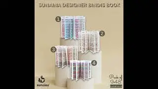 Sunaina Designer Bindis Book for Women & Girls! #designerbindi #5in1 #bindi #doubleshadedesigner