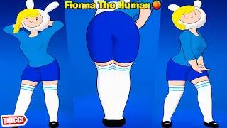 Fortnite  Fionna The Human Skin Showcase Thicc 🍑😍 Top Tiktok Dances & Emotes 😘 New Item Shop Girl 😜