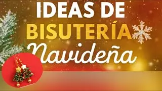 Ideas de pendientes Navide&ntilde;os 🎄#bisuteria #mostacillas #tutorial #tutorial #navidad 