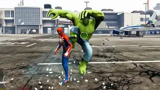 SPIDER-MAN vs HULK 💥 Epic Superhero Battle | GTA 5 Mods