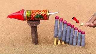 Diwali Rocket Vs Matchstick Chain Reaction Domino | Cracker Amazing Experiment 😁