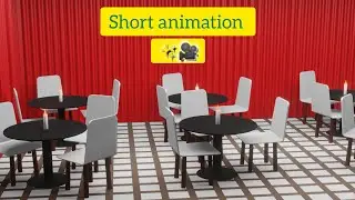 Short animation of my 3D scene in Blender #blender 