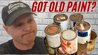 Ryan's Quick Tip:  Getting Rid of Old Paint Cans