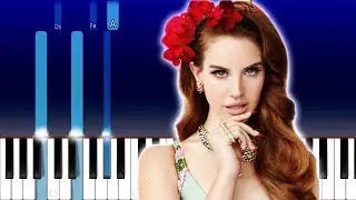 Lana Del Rey - Love song (Piano Tutorial)