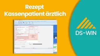 Rezept Kassenpatient &auml;rztlich bei Dampsoft DS-WIN