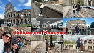 Inside Rome Colosseum 😍 | Family Travel Memories | Italy Trip | KomalThrishaWorld #travelvlog