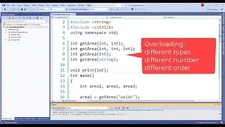 COSC-1436, Reference parameters, overloaded functions