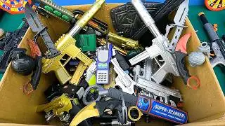 Elite Weapons Box Unboxing! Golden Pistols, Karambit Knife, Super Scanner, Dart Rifle & More!