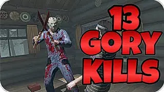 TOP 13 GORIEST KILLS | Friday The 13th: The Game