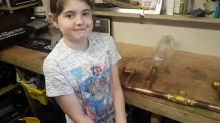 Grace explains and builds a ram pump