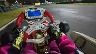 First time pushing my kart at night | 番禺一起卡丁￼