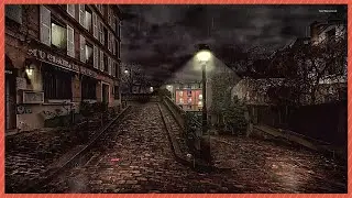 LLUVIA Relajante en la Calle de Adoquines☔ Lluvia BINAURAL🎧10 HS sin truenos| Cozy Relax