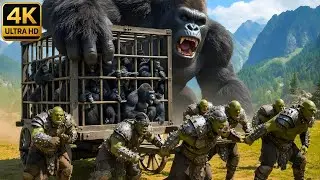 Kong’s Ultimate Showdown | Saving the Gorillas from Orcs’ Castle | Kong rescue