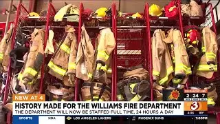 Williams Fire Dept. now staffed 24 hours a day