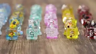 INSIDE My Resin Dice Workshop: Crafting MAGICAL D&D Sets Skulls, Tiny Animals! ✨