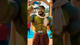 Hulk Went to the Water Park for Fun #halku #ai #tree #save #moralstory #ytshorts