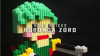 Merakit Nano Bricks Nano Block Roronoa Zoro One Piece