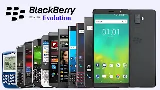 BlackBerry Phones Evolution (2003 - 2018)
