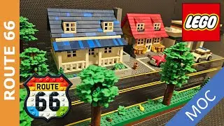 Insane LEGO Route 66 MOC Diorama &ndash; A Must-See Masterpiece!